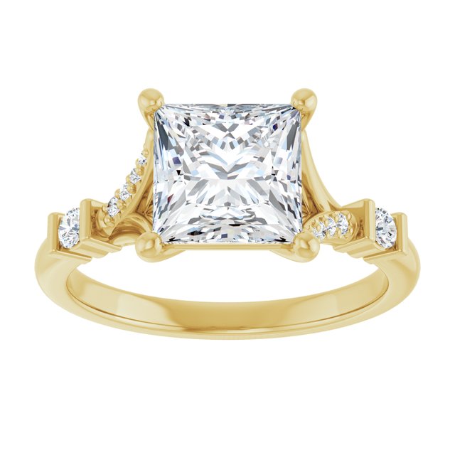 Accented Engagement Ring