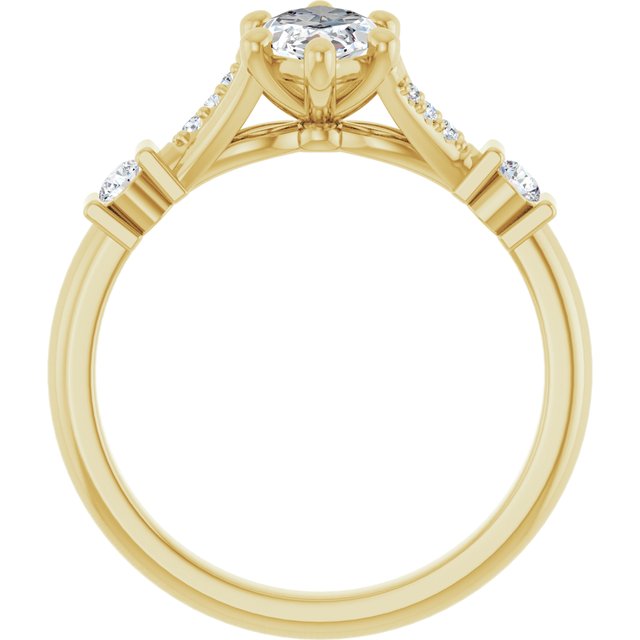 Accented Engagement Ring