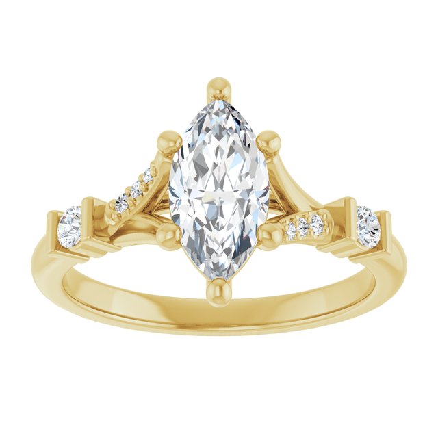 Accented Engagement Ring