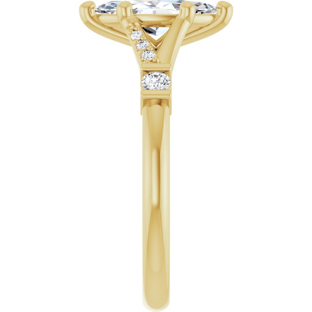 Accented Engagement Ring
