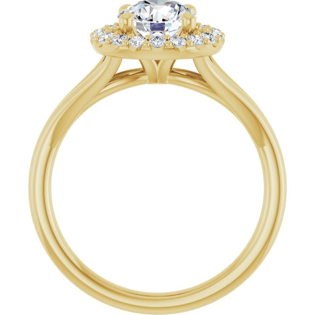 Halo-Style Engagement Ring