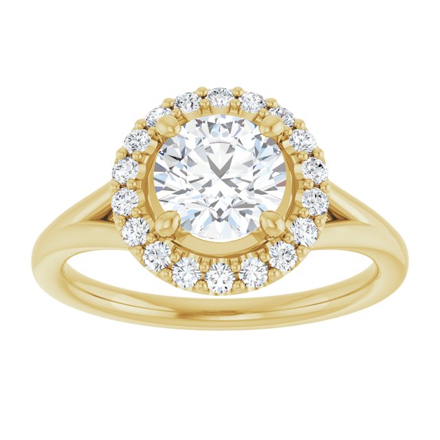 Halo-Style Engagement Ring