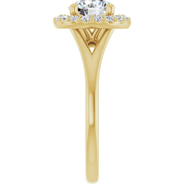 Halo-Style Engagement Ring