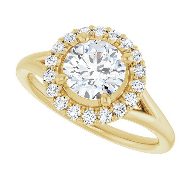Halo-Style Engagement Ring