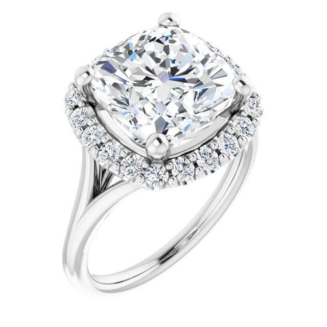 Halo-Style Engagement Ring