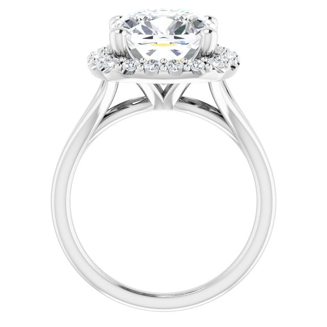 Halo-Style Engagement Ring