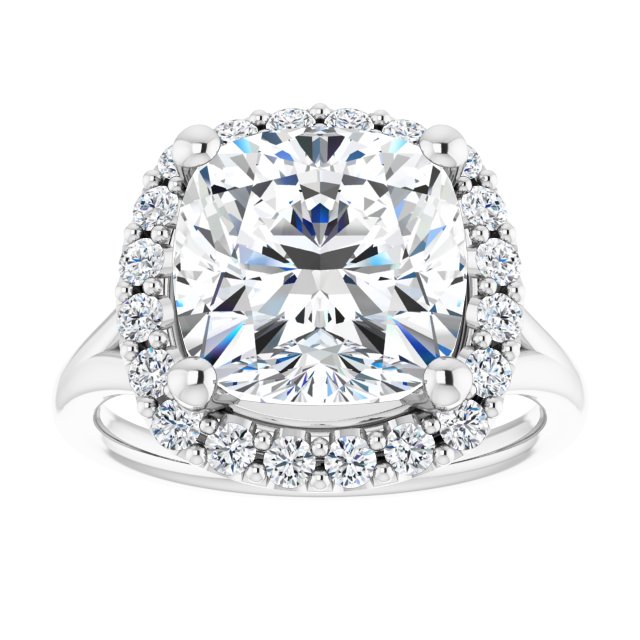 Halo-Style Engagement Ring