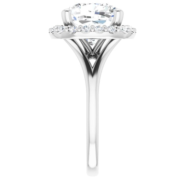 Halo-Style Engagement Ring