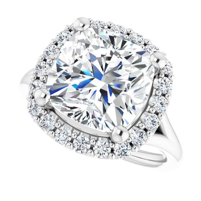 Halo-Style Engagement Ring