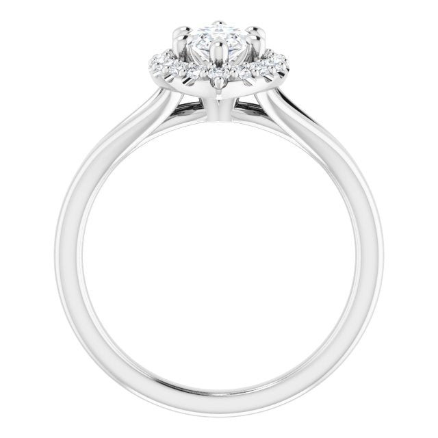 Halo-Style Engagement Ring