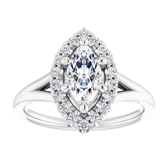 Halo-Style Engagement Ring