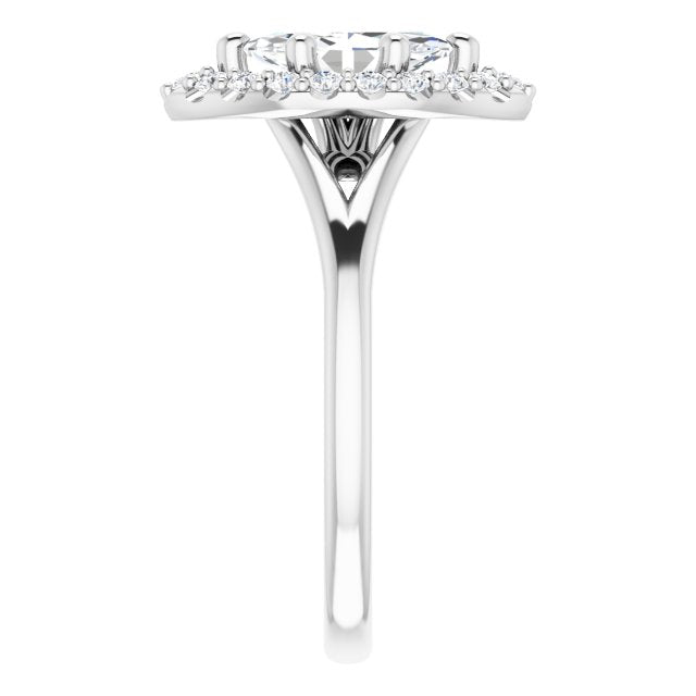 Halo-Style Engagement Ring