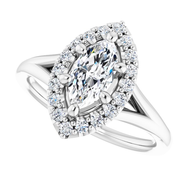 Halo-Style Engagement Ring