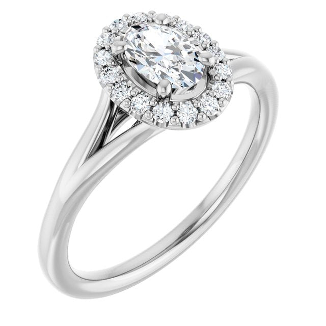 Halo-Style Engagement Ring