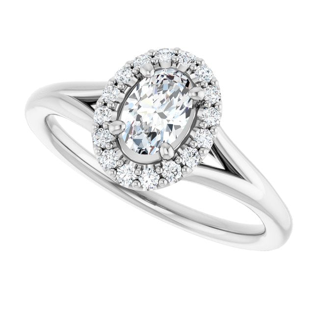 Halo-Style Engagement Ring