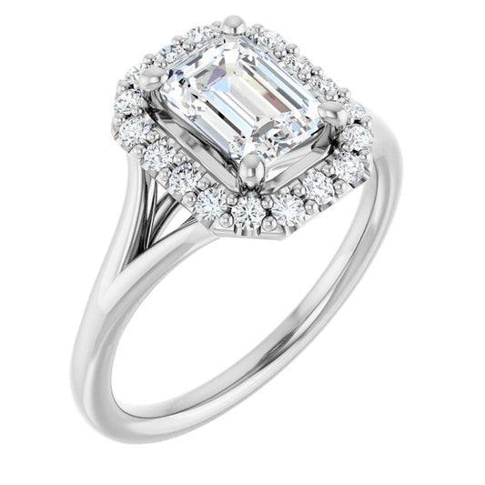 Halo-Style Engagement Ring