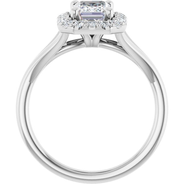 Halo-Style Engagement Ring