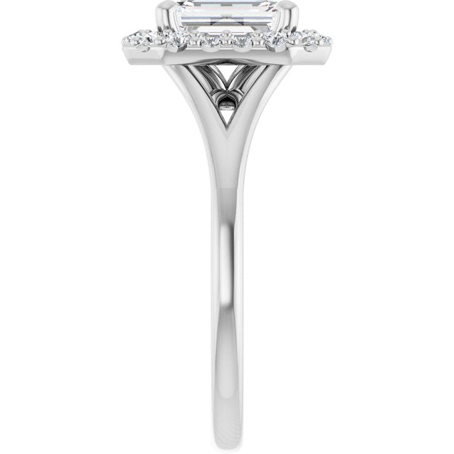 Halo-Style Engagement Ring
