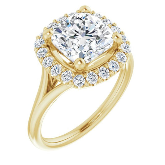 Halo-Style Engagement Ring