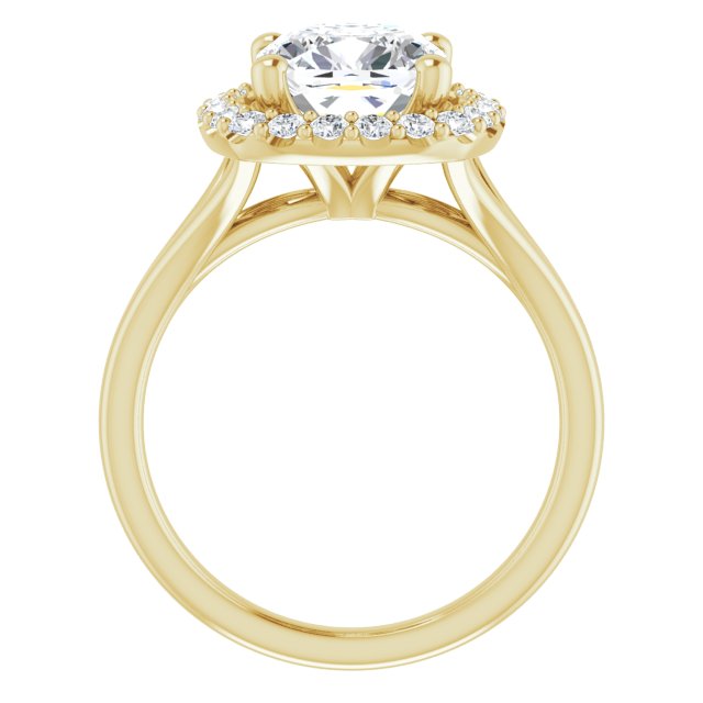 Halo-Style Engagement Ring