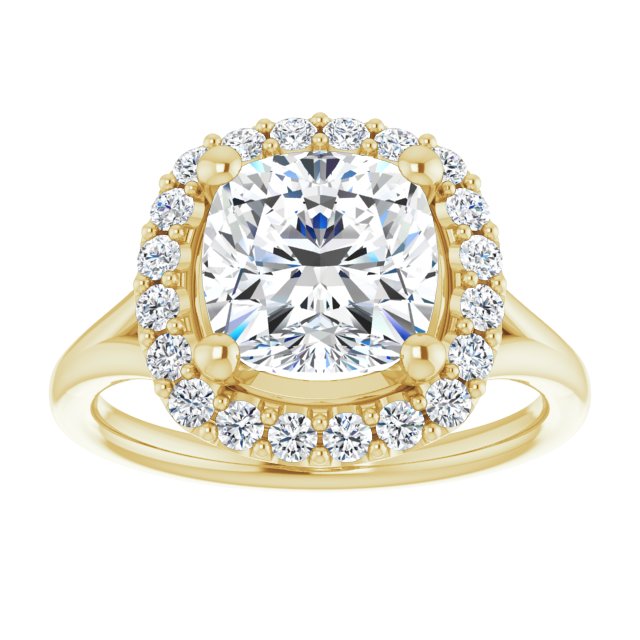Halo-Style Engagement Ring