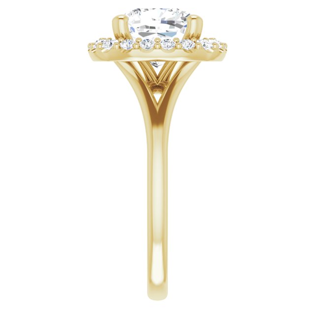 Halo-Style Engagement Ring
