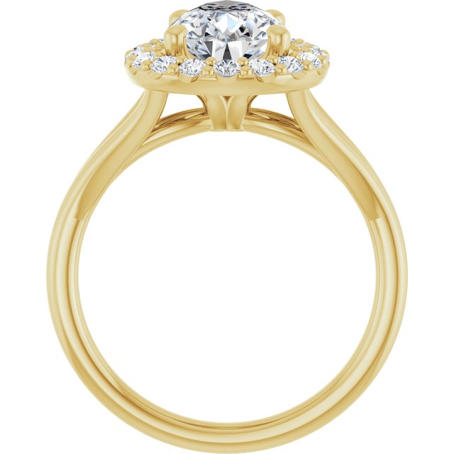 Halo-Style Engagement Ring