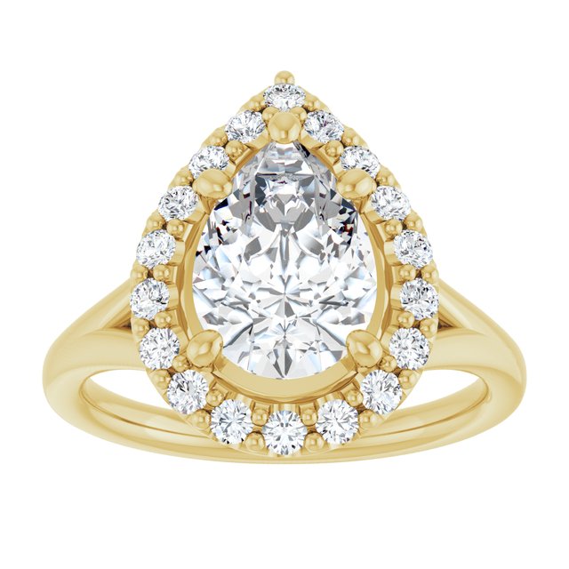 Halo-Style Engagement Ring