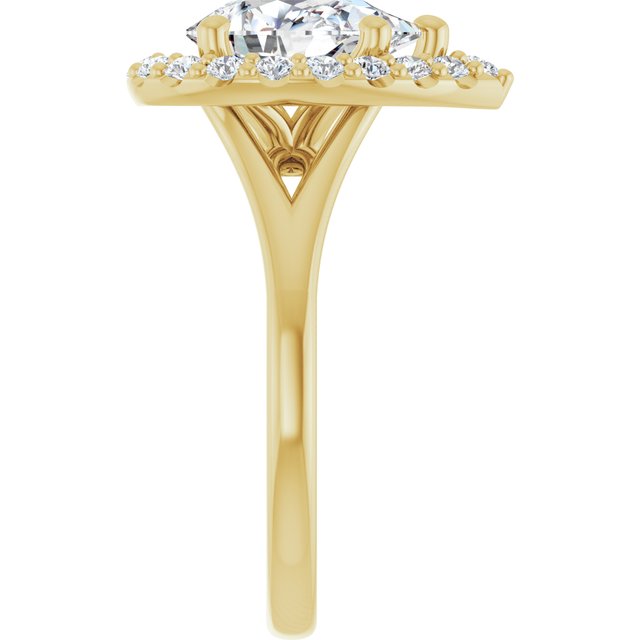 Halo-Style Engagement Ring