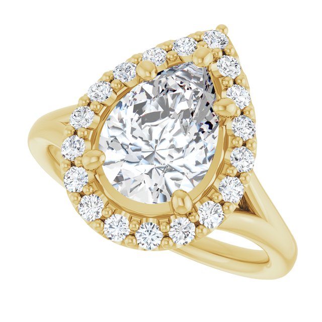 Halo-Style Engagement Ring