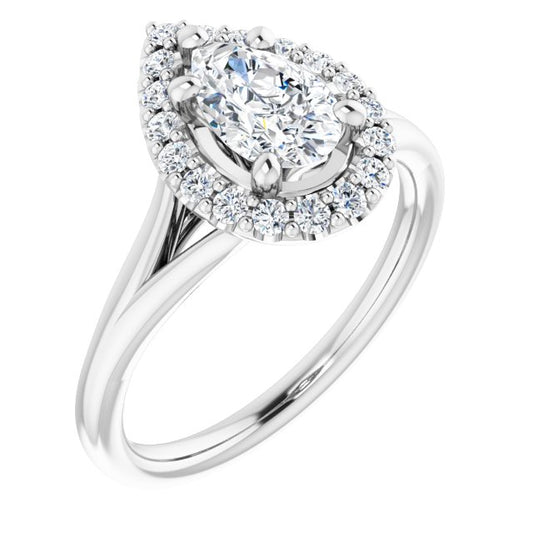 Halo-Style Engagement Ring