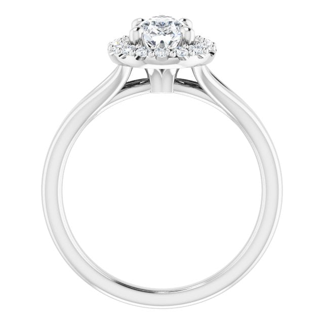 Halo-Style Engagement Ring