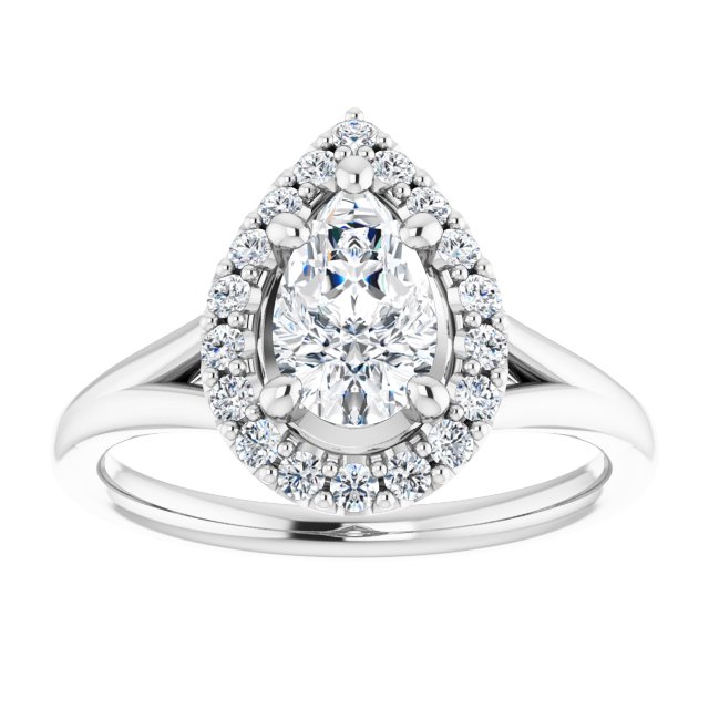 Halo-Style Engagement Ring
