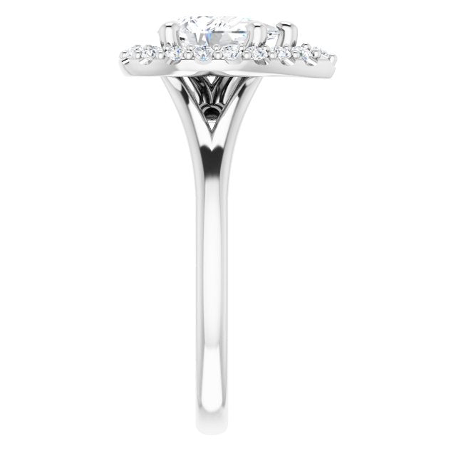 Halo-Style Engagement Ring