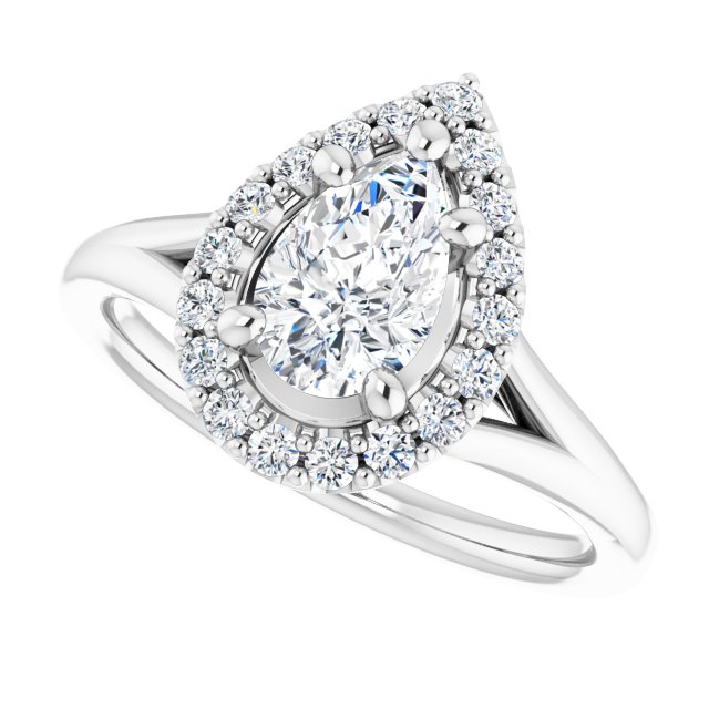 Halo-Style Engagement Ring