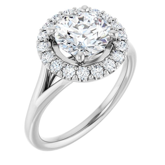 Halo-Style Engagement Ring