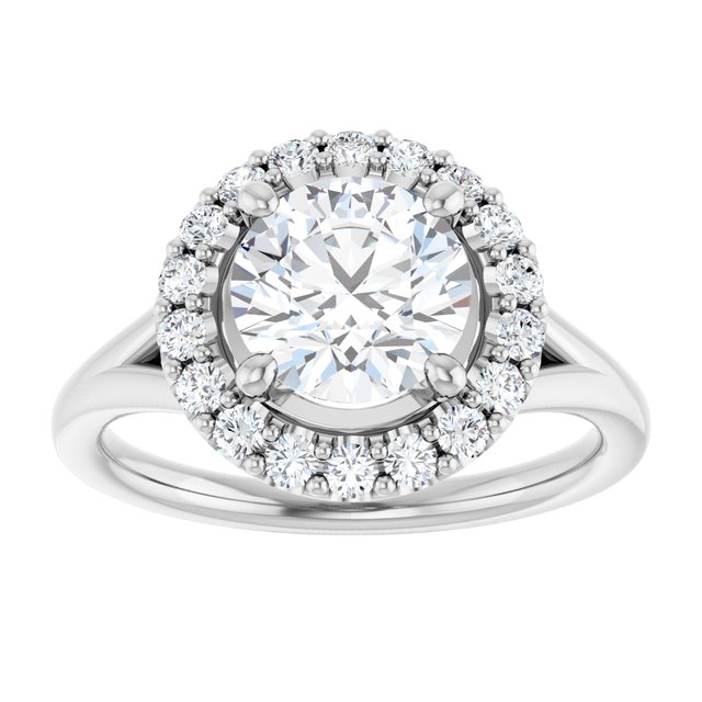 Halo-Style Engagement Ring