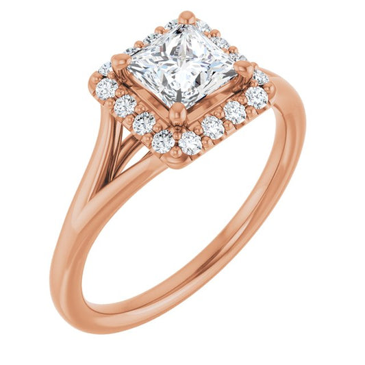 Halo-Style Engagement Ring
