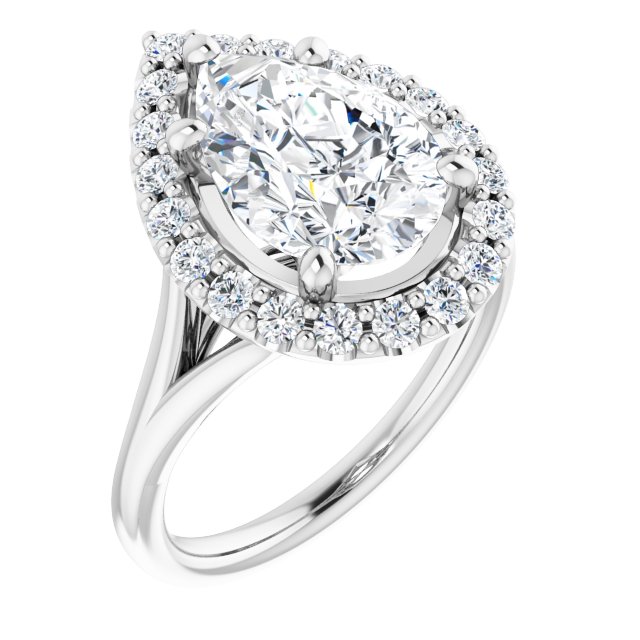 Halo-Style Engagement Ring