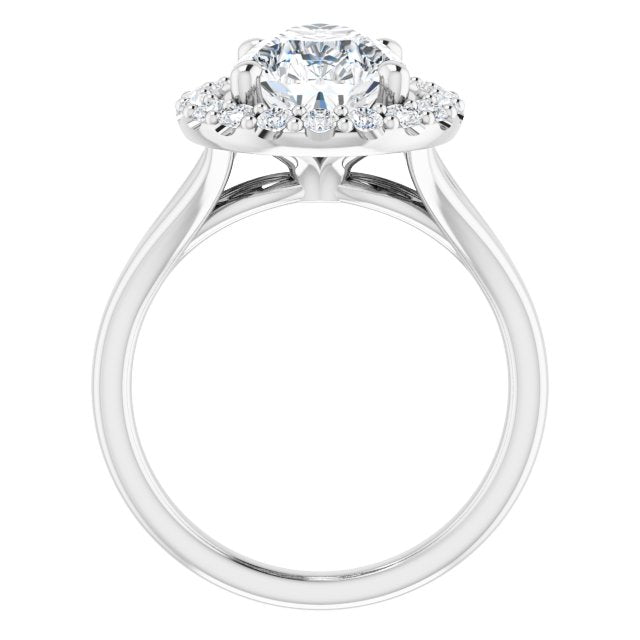 Halo-Style Engagement Ring