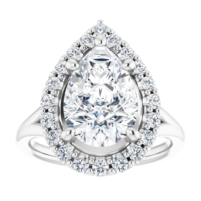 Halo-Style Engagement Ring