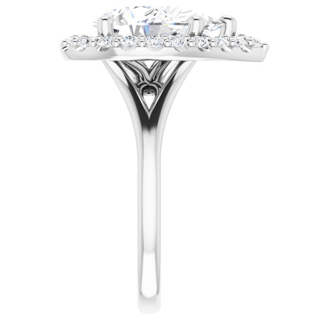 Halo-Style Engagement Ring