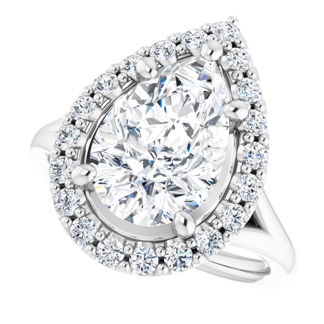 Halo-Style Engagement Ring