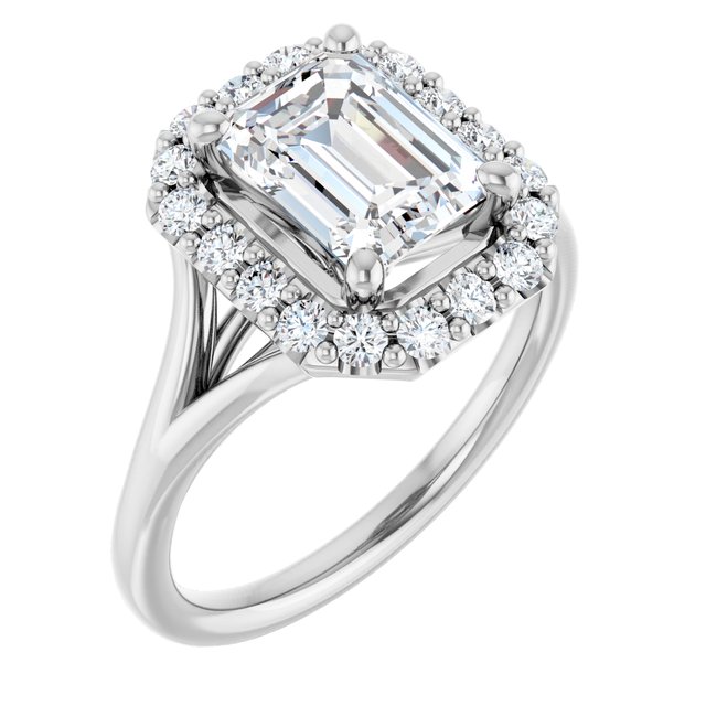 Halo-Style Engagement Ring