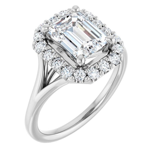 Halo-Style Engagement Ring