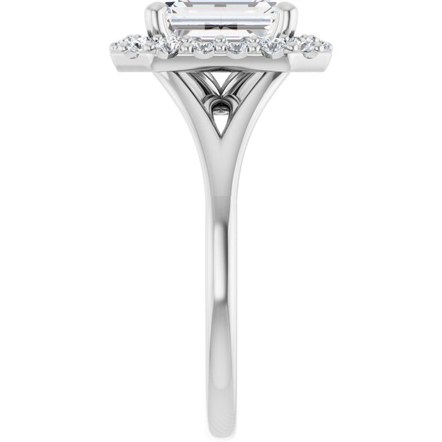 Halo-Style Engagement Ring