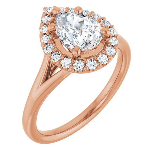 Halo-Style Engagement Ring