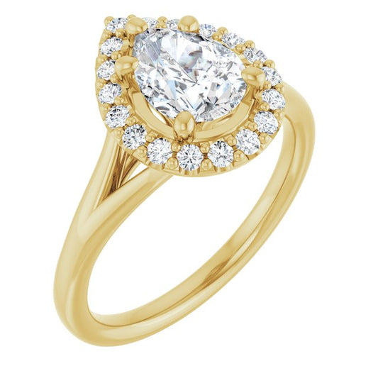 Halo-Style Engagement Ring