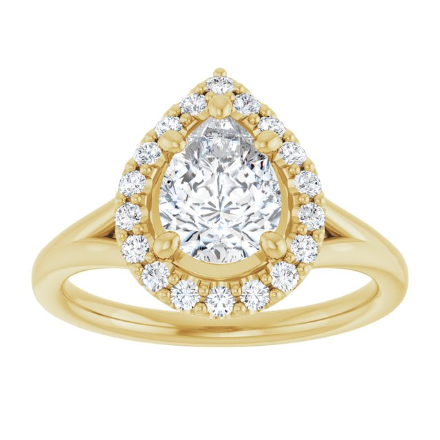 Halo-Style Engagement Ring