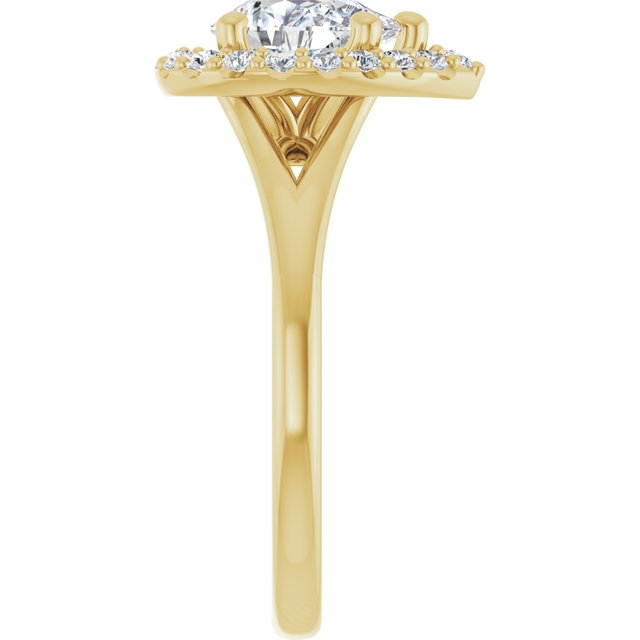 Halo-Style Engagement Ring